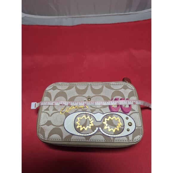 💥 Very Rare Coach Poppy Y2k Colorful Graphic Jewelry Case Box - Picture 8 of 10